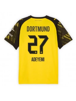 Billige Borussia Dortmund Karim Adeyemi #27 Hjemmedrakt 2025-26 Kortermet